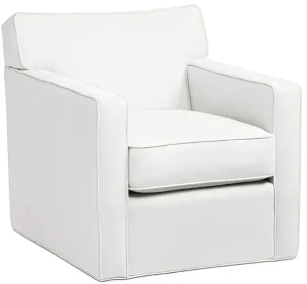 Scottsdale Outdoor Upholstered Swivel Chair - Inside Out Linen - Handcrafted