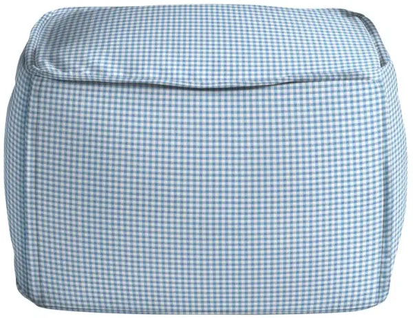 Catalina Outdoor Upholstered Ottoman, Inside Out Check