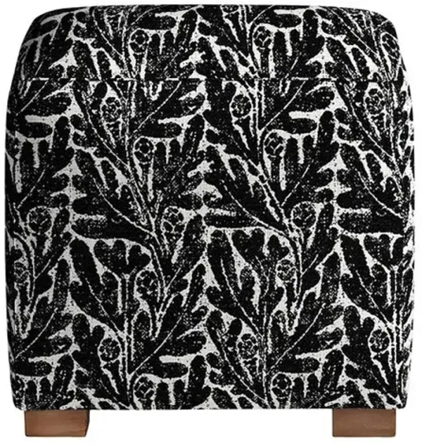 Freeport Outdoor Upholstered Ottoman - Inside Out Botanical - Handcrafted - Blue