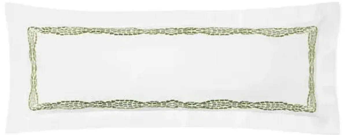 SFERRA x Scalamandré Cobblestones Decorative Pillow - Green