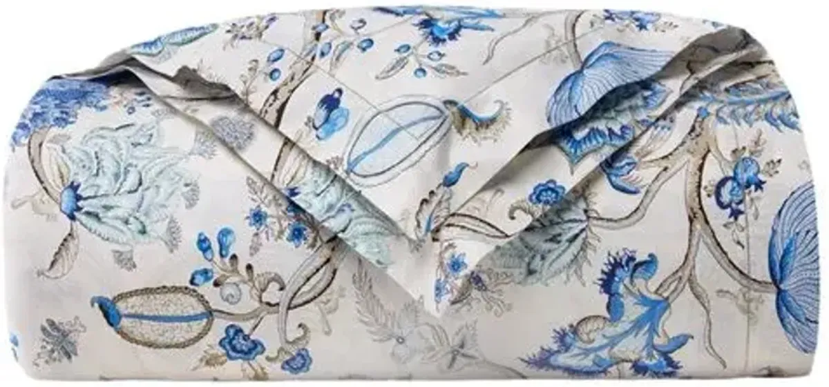 SFERRA x Scalamandré Pondicherry Duvet Cover - Sea - Blue