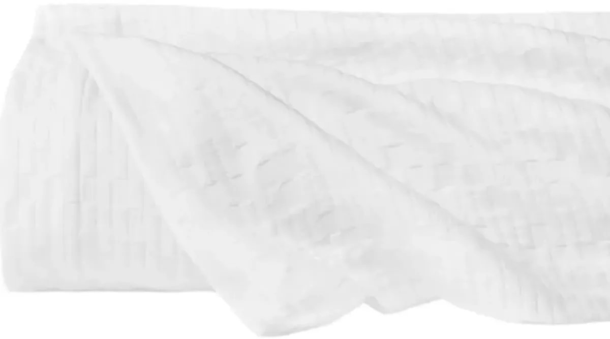 Lecce Collection Coverlet - SFERRA - White