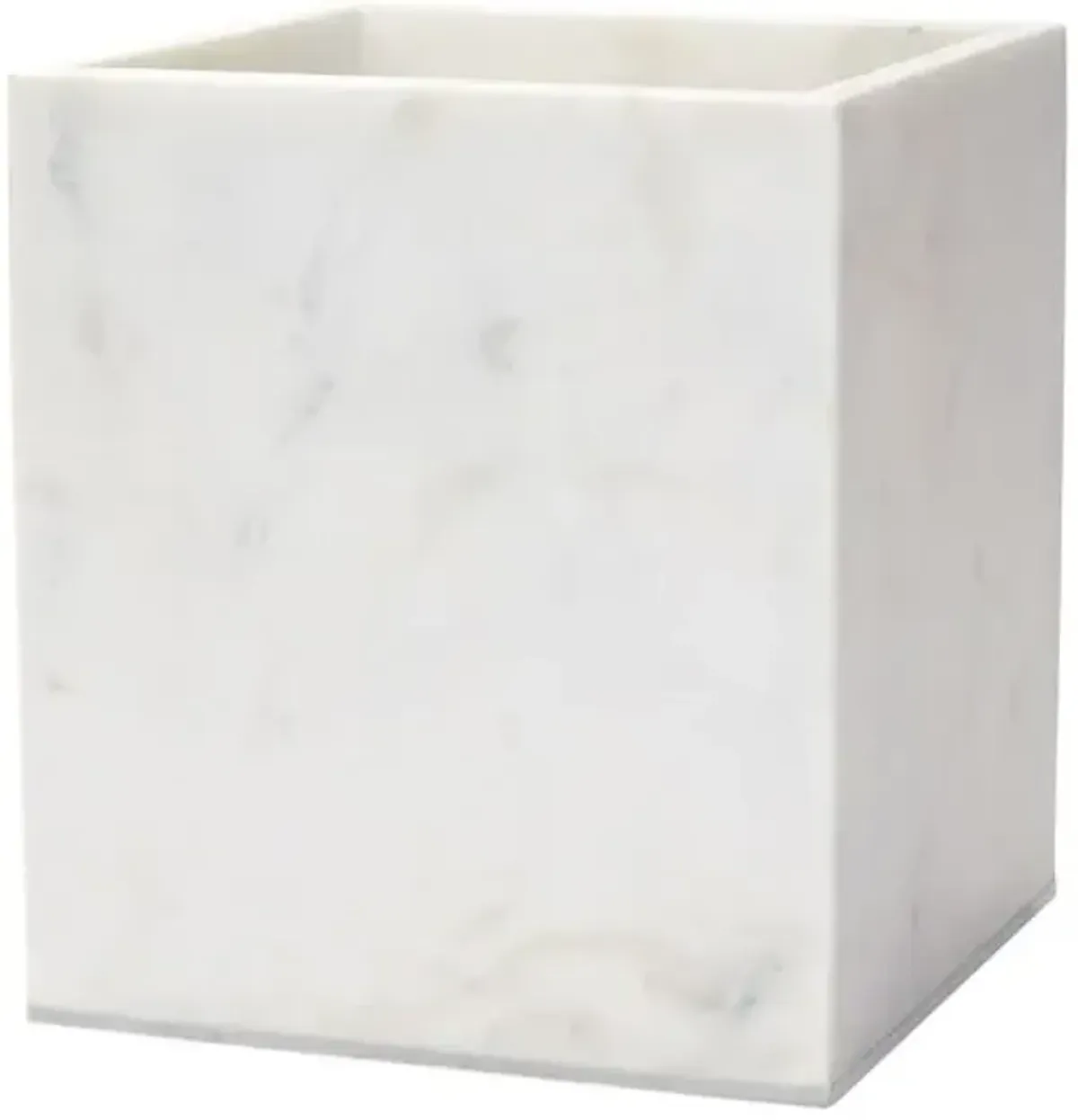 Pietra Waste Basket - Marble - SFERRA - White