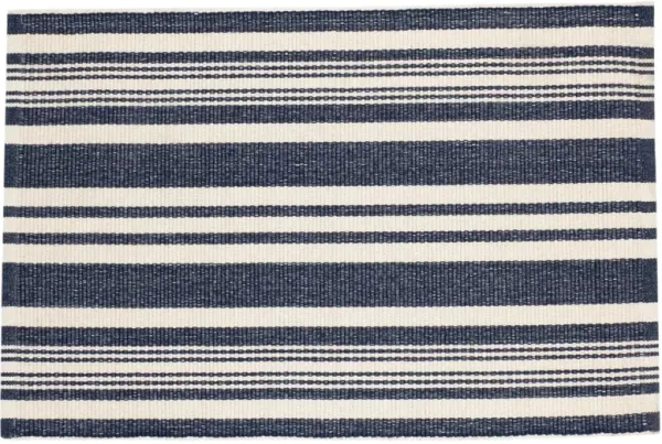 Irving Stripe Handwoven Cotton Rug