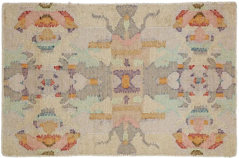 Chapel Hill Hand Knotted Cotton Rug, Multi