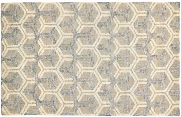 Tala Handwoven Jute Rug, Blue