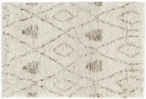 Masinissa Hand Knotted Wool Rug, Natural