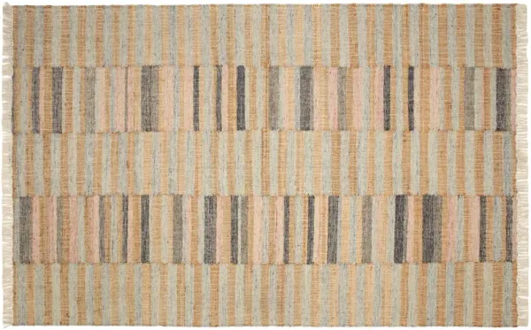 Ravel Stripe Handwoven Wool Rug