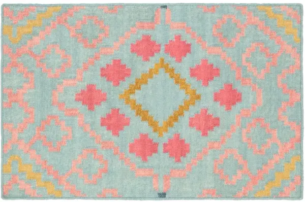 Jelly Roll Handwoven Wool Rug