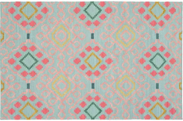 Jelly Roll Handwoven Wool Rug