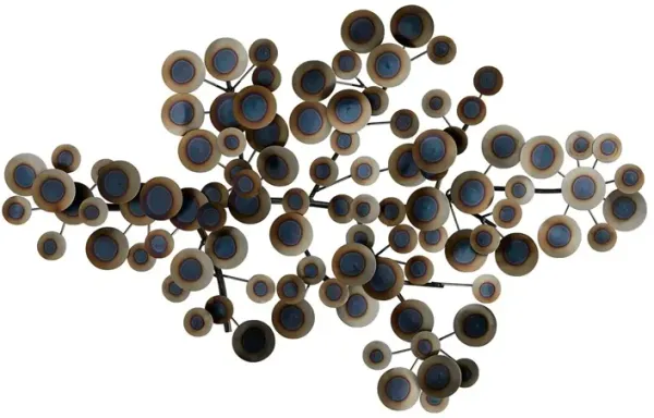 Rizzo Iron Wall Sculpture, Brown