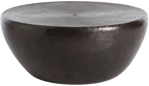 Clint Large Iron Cocktail Table, Brown