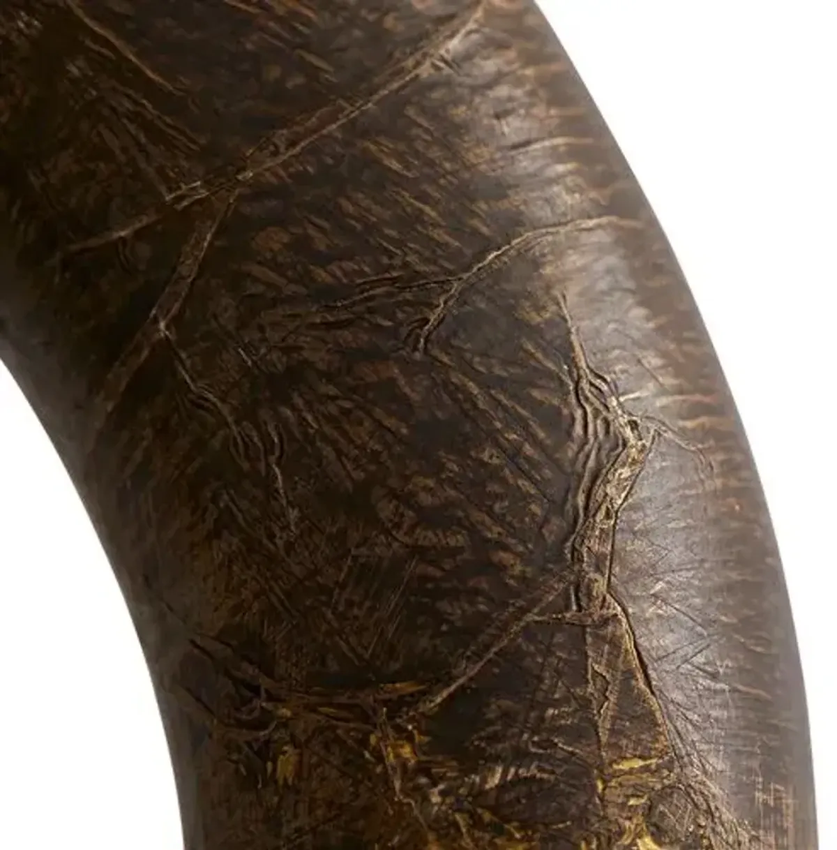 Finnian Interlocked Brass/Marble Sculpture - White - Arteriors