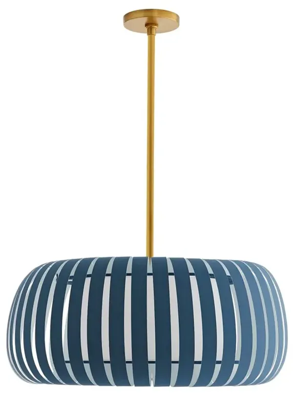 Wilson Banded Pendant - Blue - Arteriors