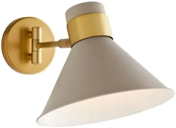 Lane Steel Wall Sconce - Arteriors - Brown