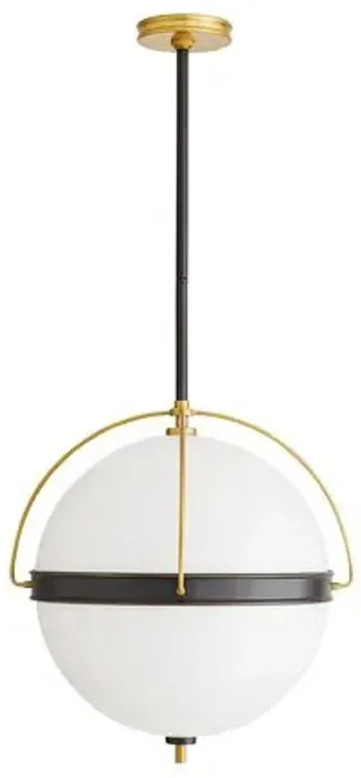 Dorothy Globe Pendant - Black/Gold - Arteriors