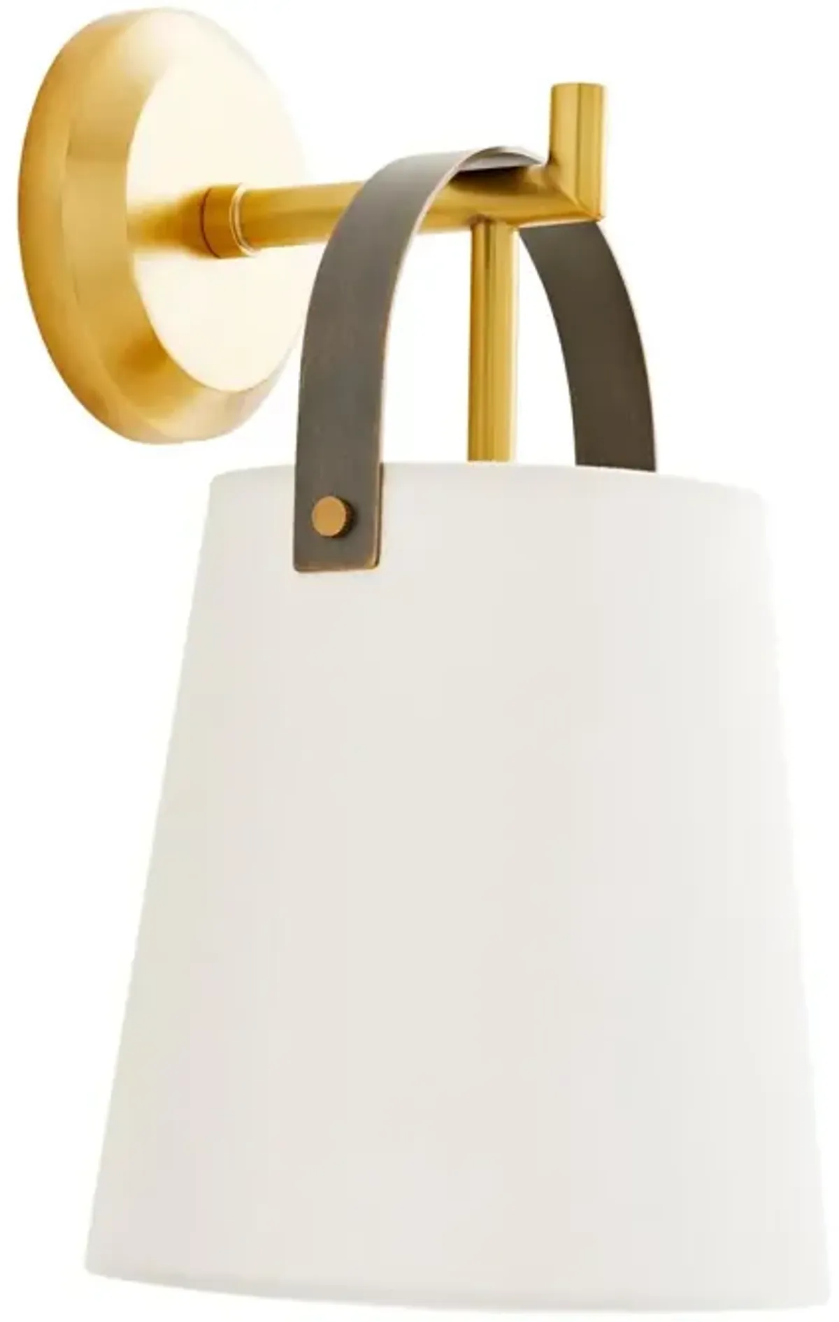 Ian Steel/Linen Sconce - Gold - Arteriors