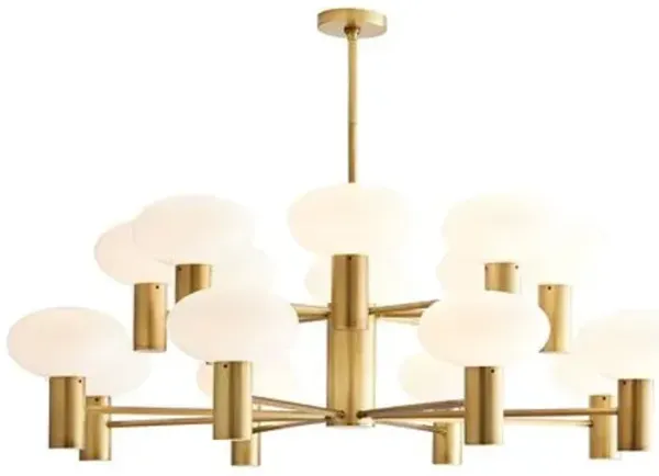 Bentley 16-Light Globe Chandelier - Gold - Arteriors