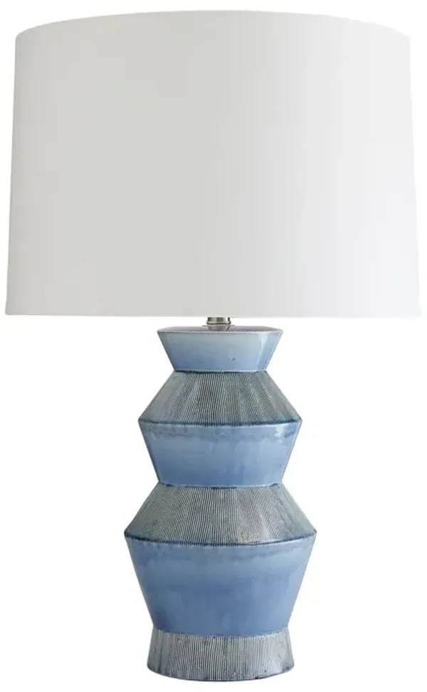 Ogden Porcelain Table Lamp - Blue - Arteriors