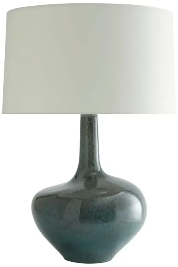Nash Ceramic Table Lamp - Blue - Arteriors