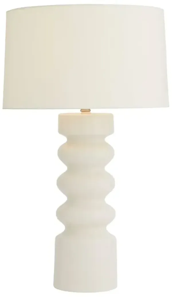 Wheaton Porcelain Table Lamp - White - Arteriors