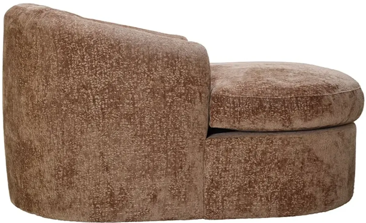 Gabrielle Chenille Chaise - Hutton Iced Mocha - Kim Salmela - Brown - Comfortable, Sturdy, Stylish