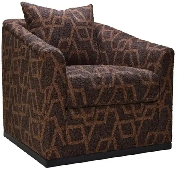 Ryder Swivel Chair - Perky Charcoal - Kim Salmela