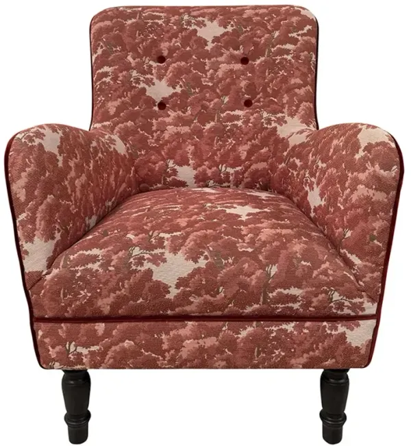Theodore Accent Chair, North Oaks Red Crypton