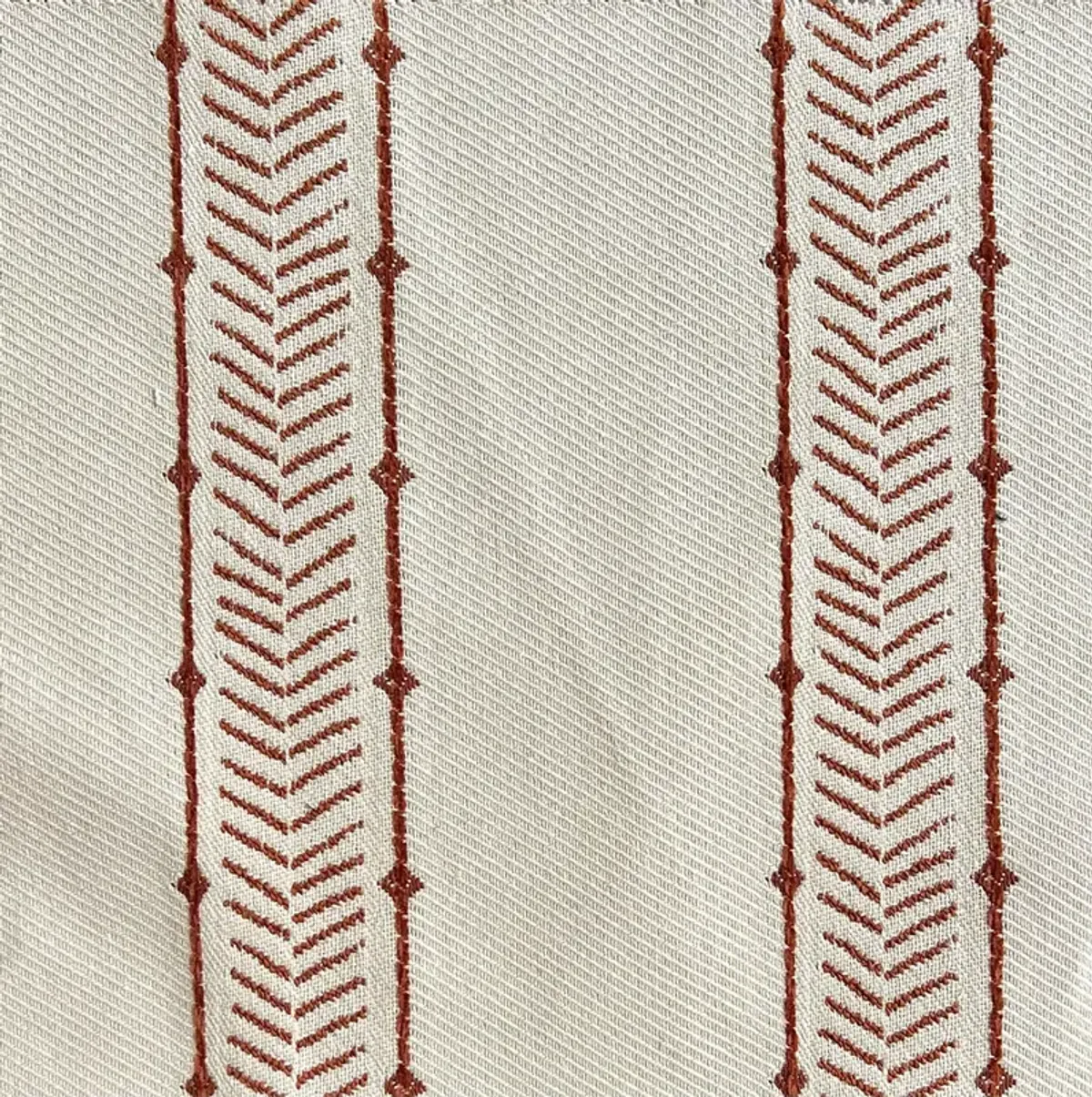 Nisswa 20x20 Pillow - Rust/Natural Crypton - Kim Salmela
