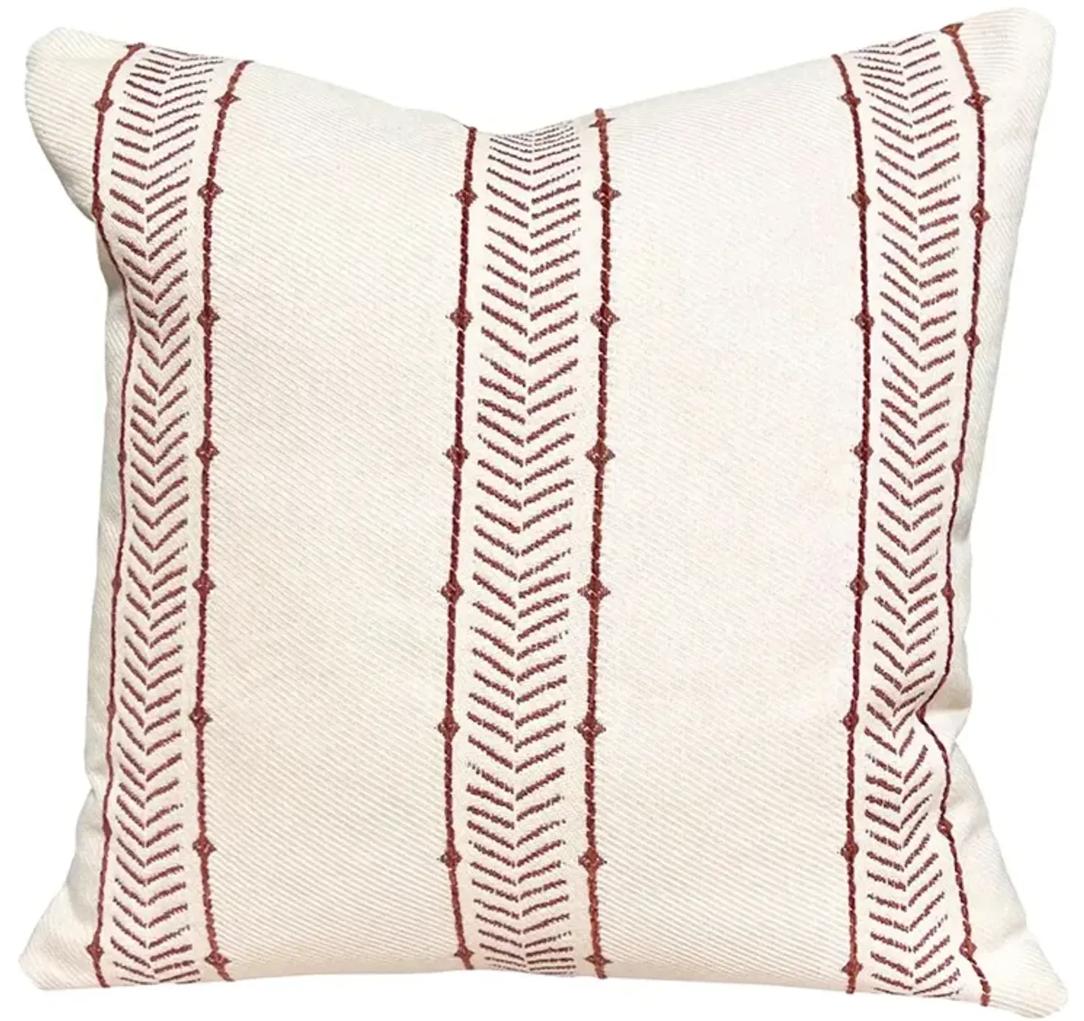 Nisswa 20x20 Pillow - Rust/Natural Crypton - Kim Salmela