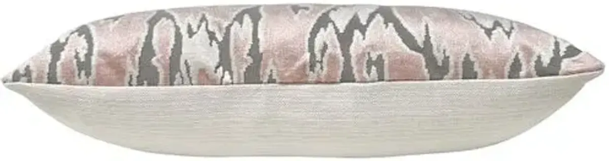 Maldives 14x24 Velvet Lumbar Pillow - Kim Salmela