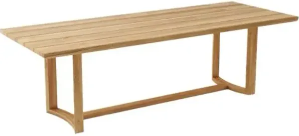 Avanta Outdoor Teak Dining Table - Natural