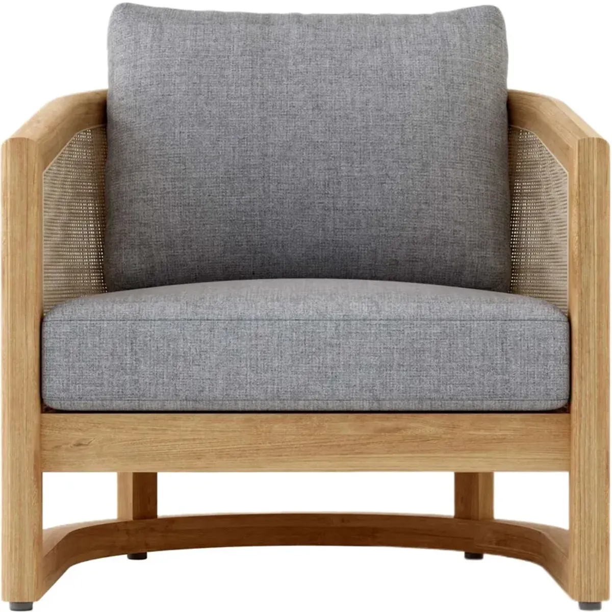 Avanta Outdoor Teak Deep Seating Armchair, Sunbrella