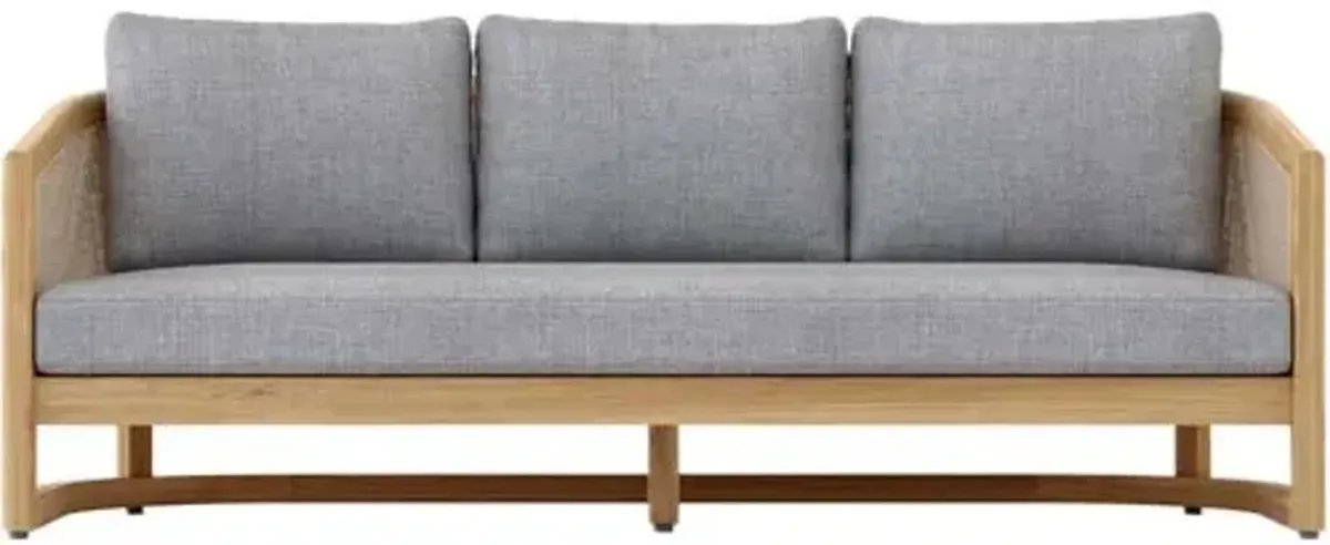 Avanta Outdoor Teak Deep Seating Sofa - Sunbrella