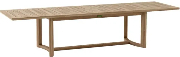Avanta Outdoor Teak Extension Dining Table, Natural