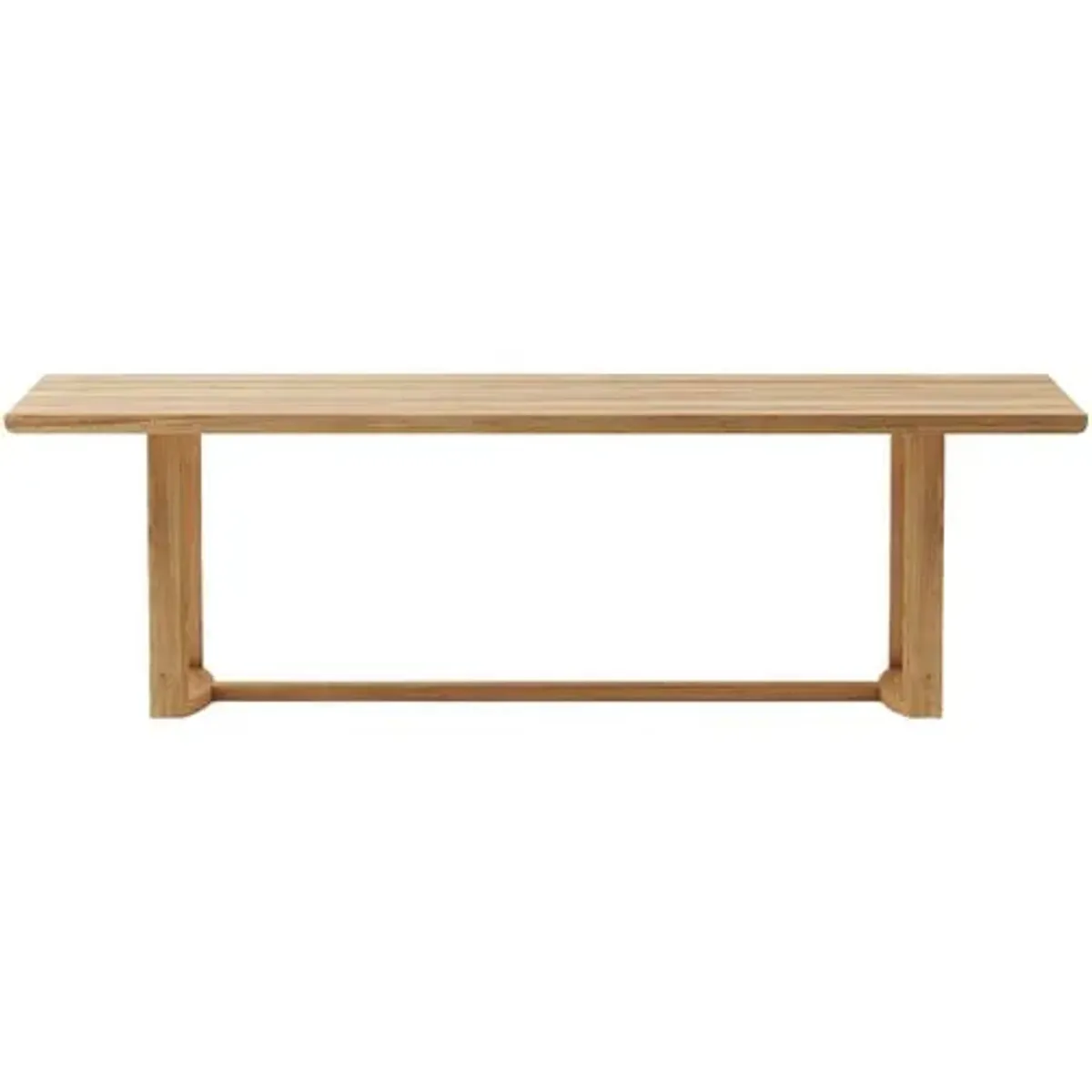 Borella Outdoor Teak Dining Table - Natural