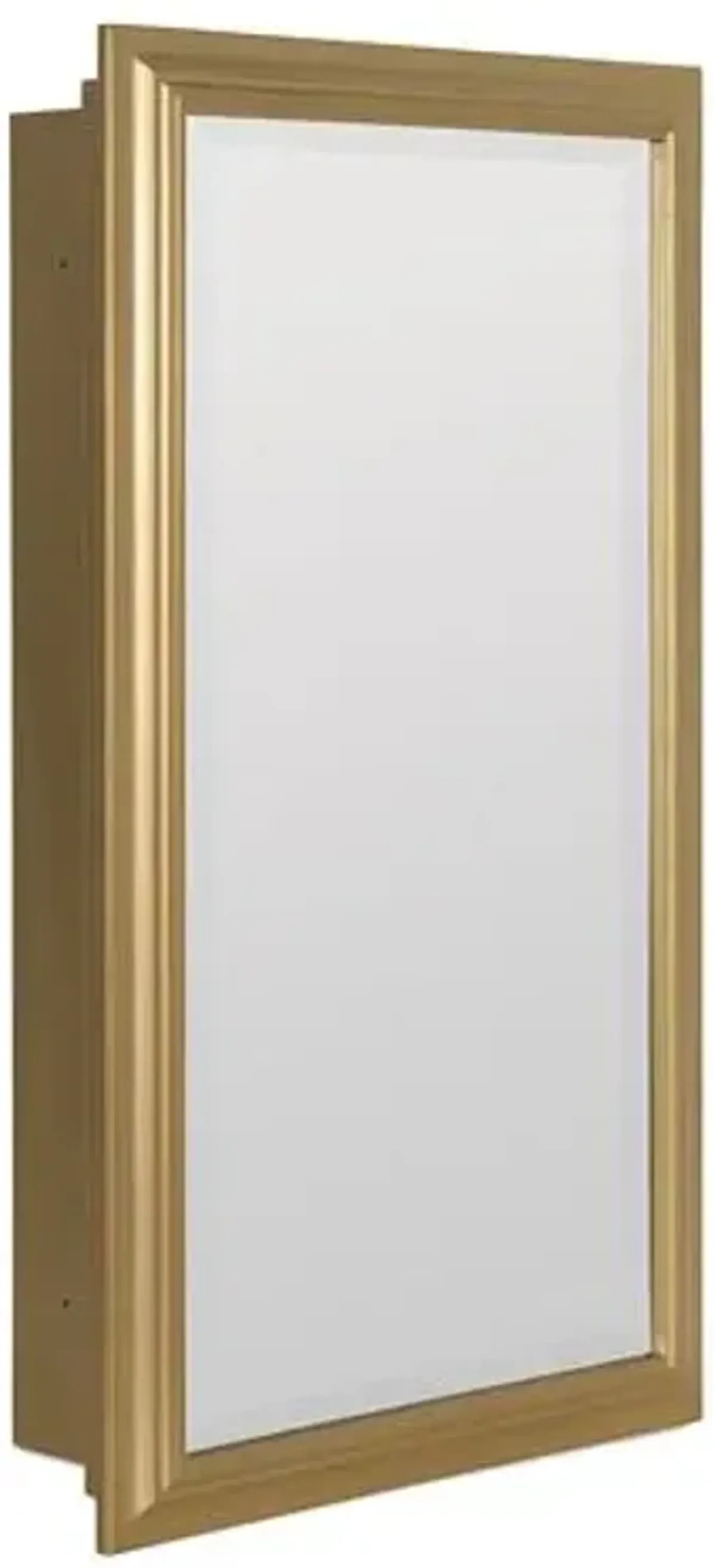 Georgian Medicine Cabinet Bathroom Mirror - Gold