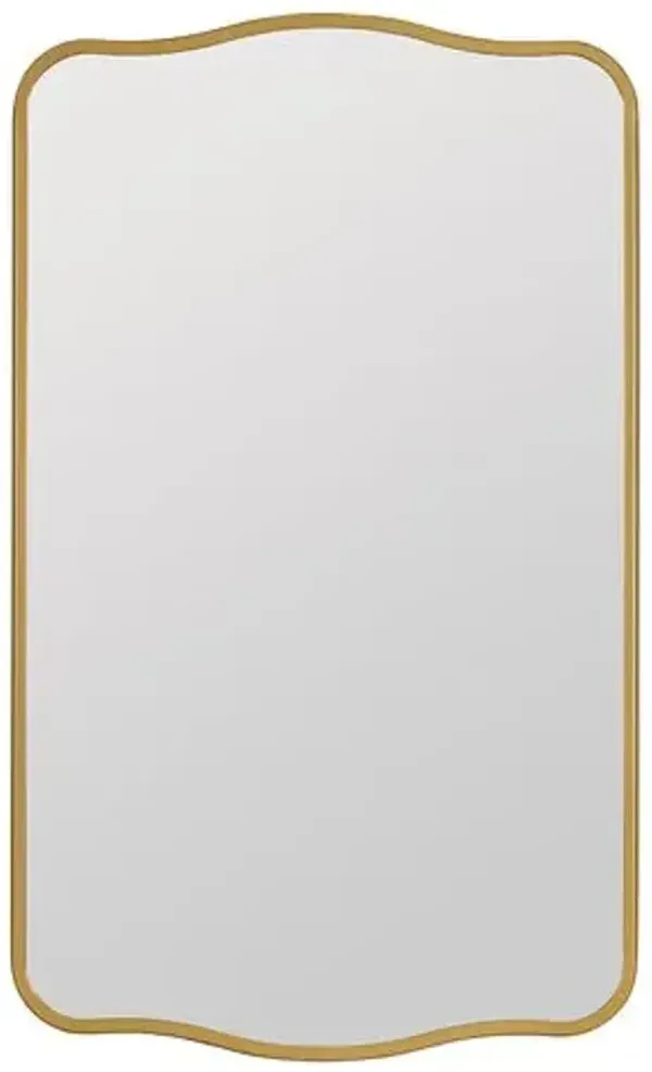 Aurevia Medicine Cabinet Bathroom Mirror - Gold