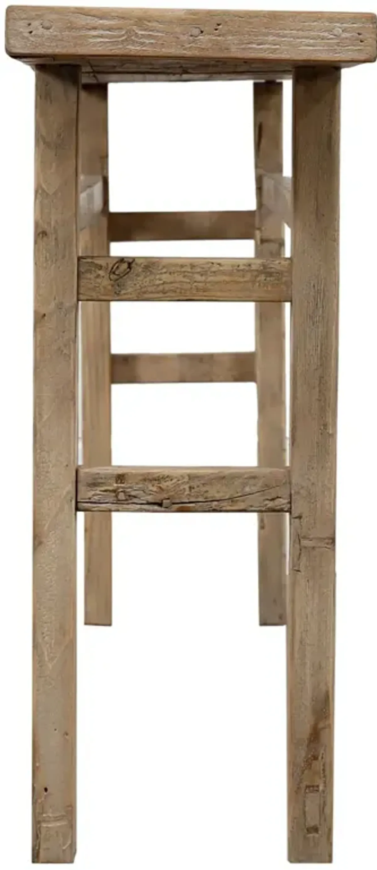 Vintage Console Table, Weathered Natural