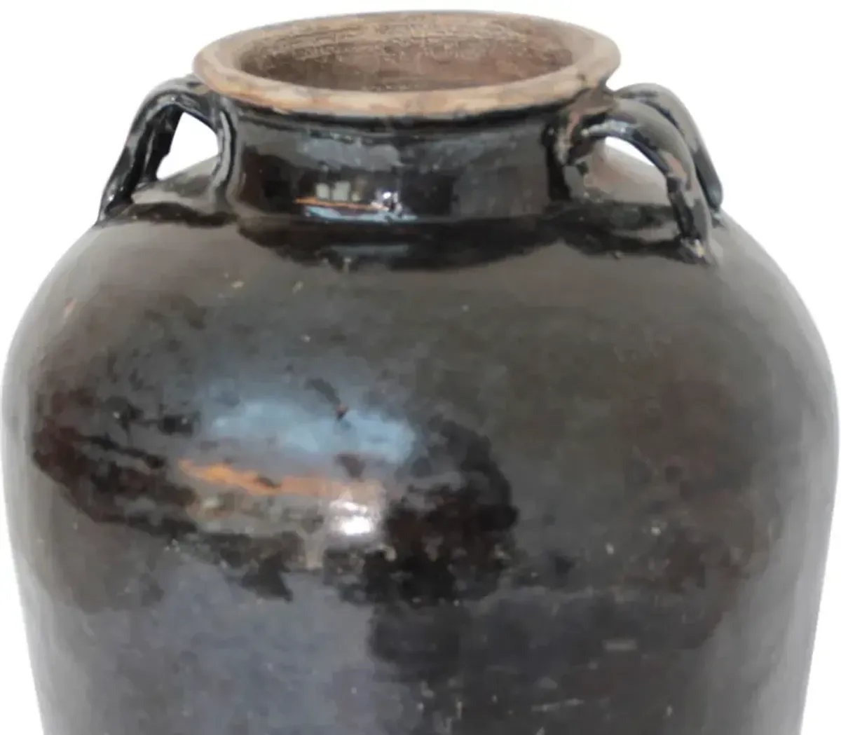 Vintage 25"-30" Indoor/Outdoor Wine Jar, Black