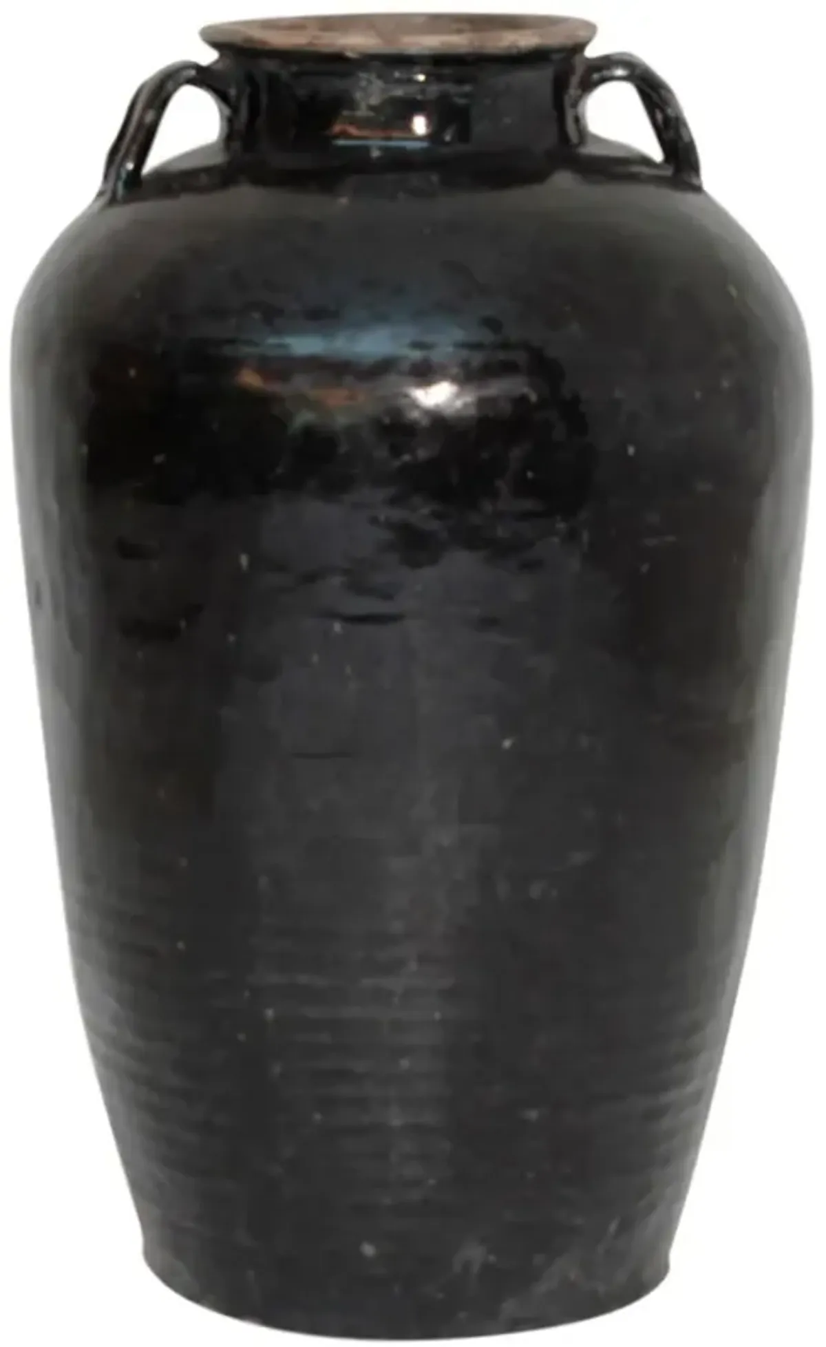 Vintage 25"-30" Indoor/Outdoor Wine Jar, Black