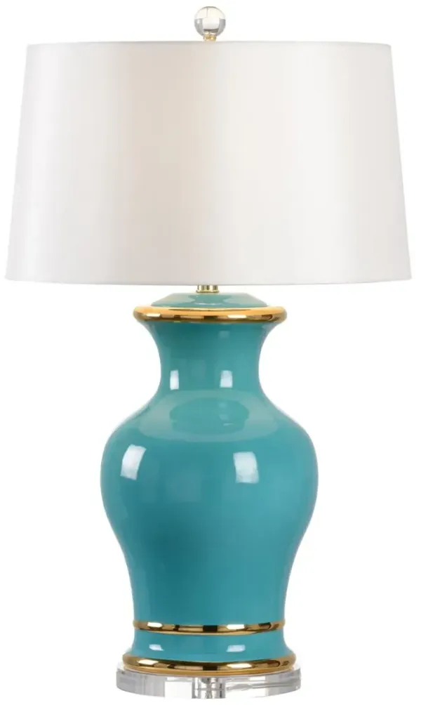 Audrey Ceramic/Acrylic Table Lamp - Chelsea House - Blue