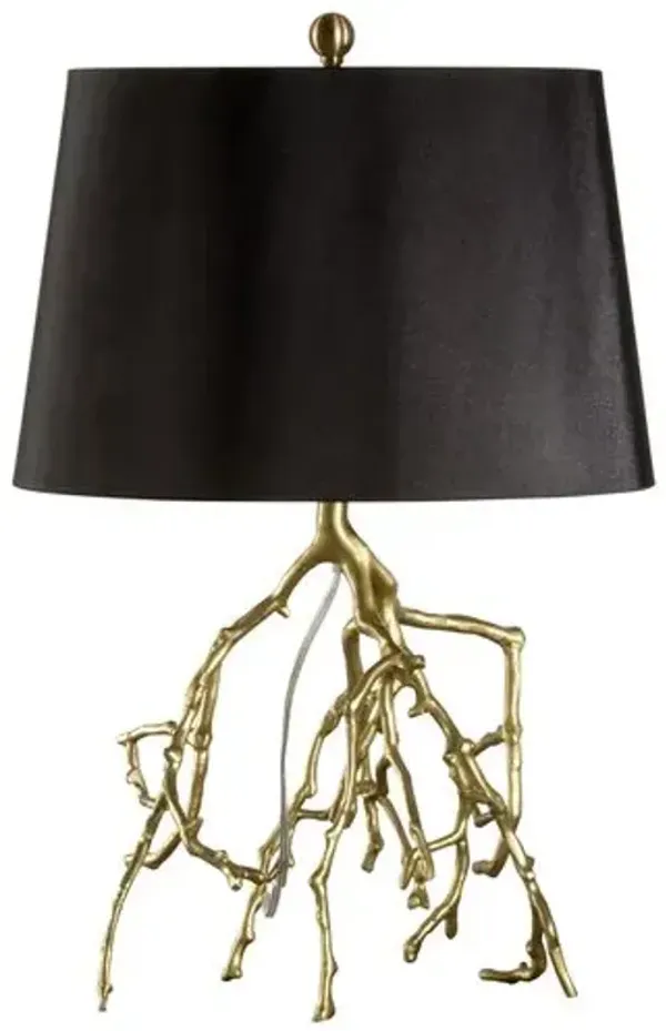 Autumn Brass Table Lamp - Gold - Chelsea House