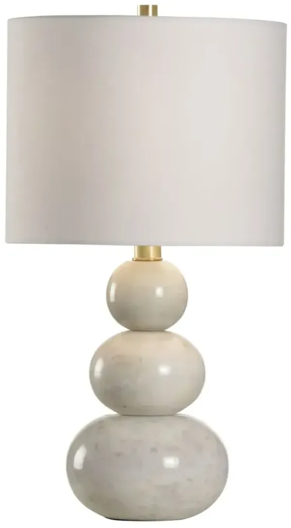 Bianca Marble Table Lamp - Chelsea House - White