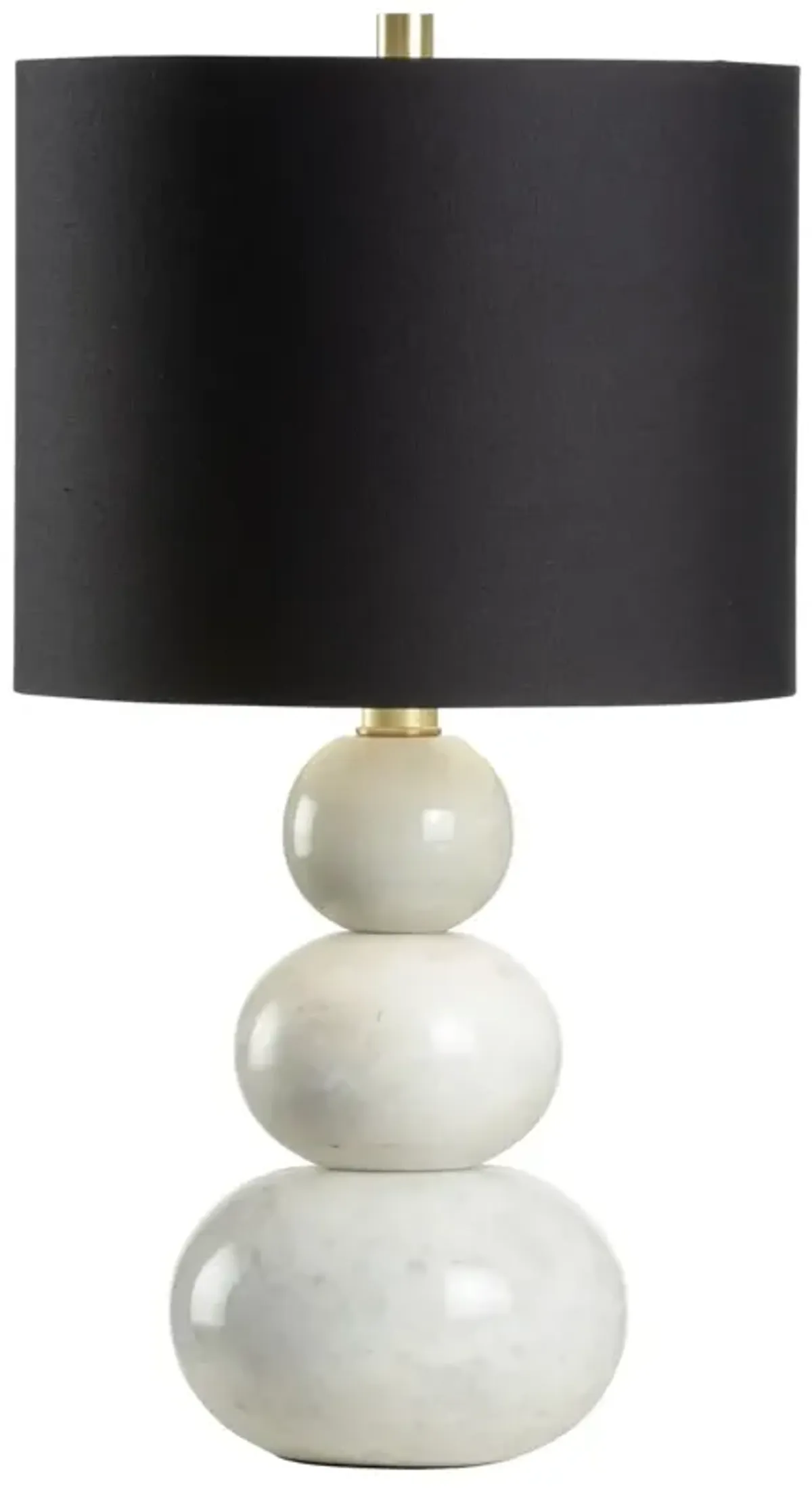 Bianca Marble Table Lamp - Chelsea House - Black