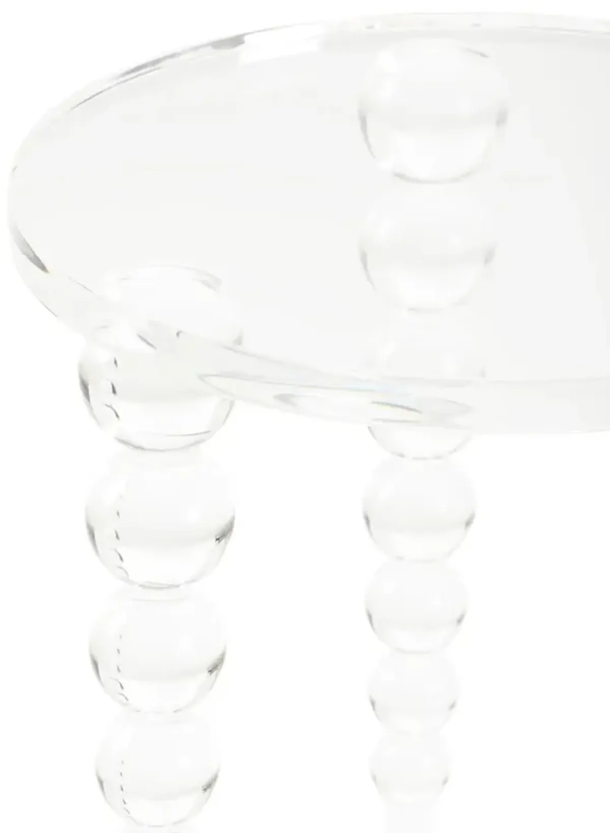 Bolla Acrylic Side Table, Clear