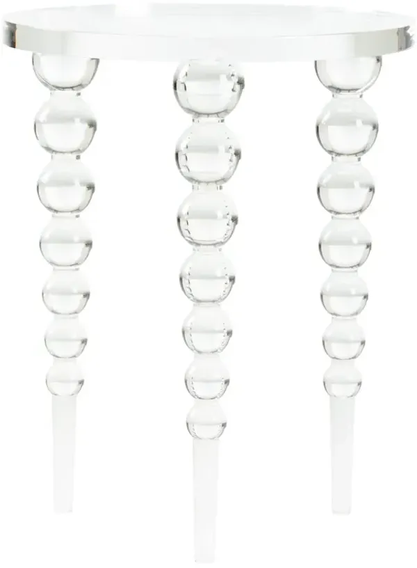 Bolla Acrylic Side Table, Clear
