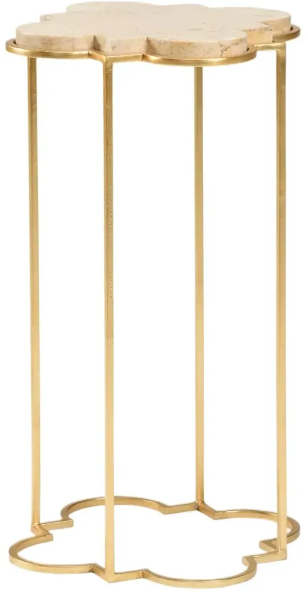 Bristol Iron Drink Table - Gold - Chelsea House