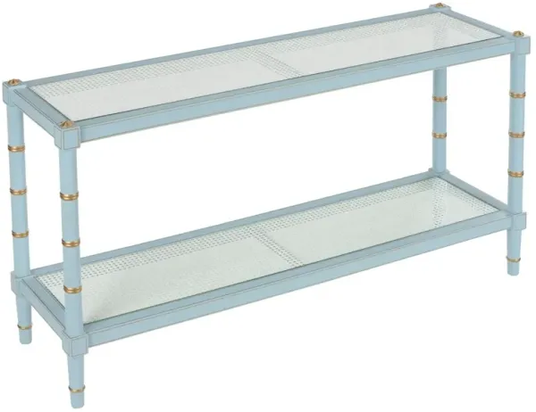 Conner Cane Console Table
