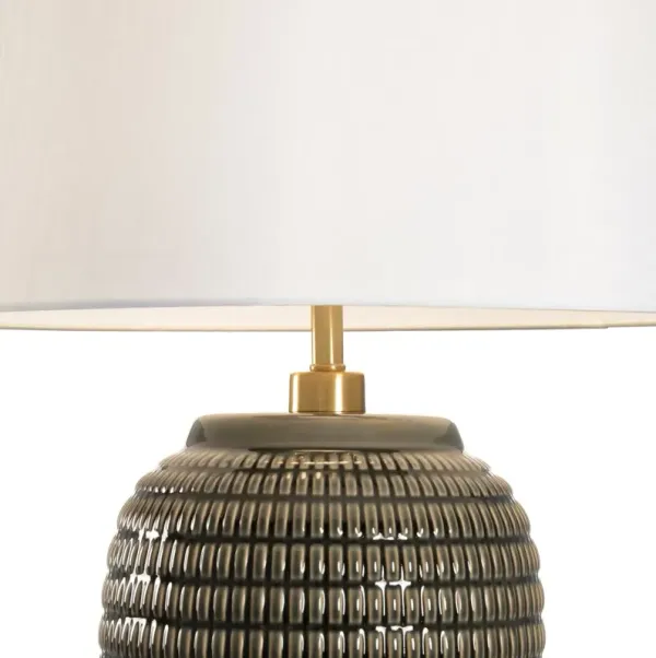 Cooper Ceramic Table Lamp - Gray - Chelsea House